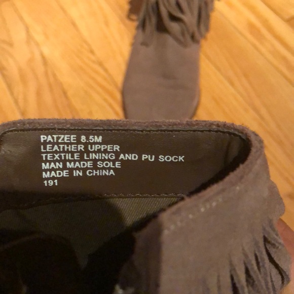 Fringe Suede Booties - Picture 6 of 6